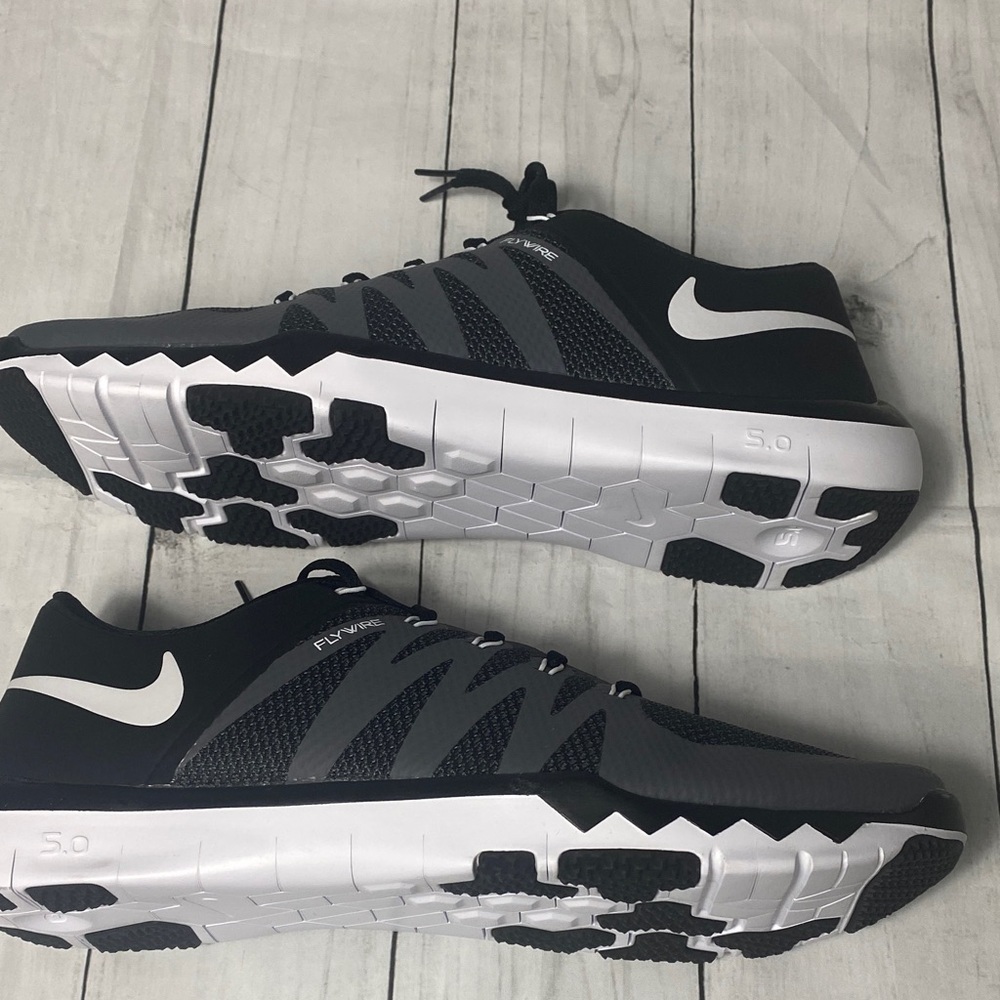 Nike Free Trainer 5.0 V6 Men’s Size 12.5 Black/White Training Shoes - Picture 9 of 13